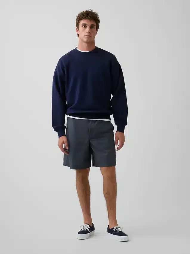 Short ample en popeline 7"