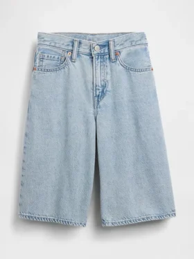 Short baggy en denim ultra-doux pour enfants