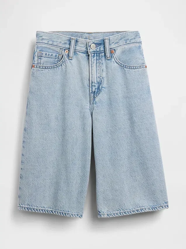 Short baggy en denim ultra-doux pour enfants