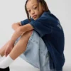 Short baggy en denim ultra-doux pour enfants