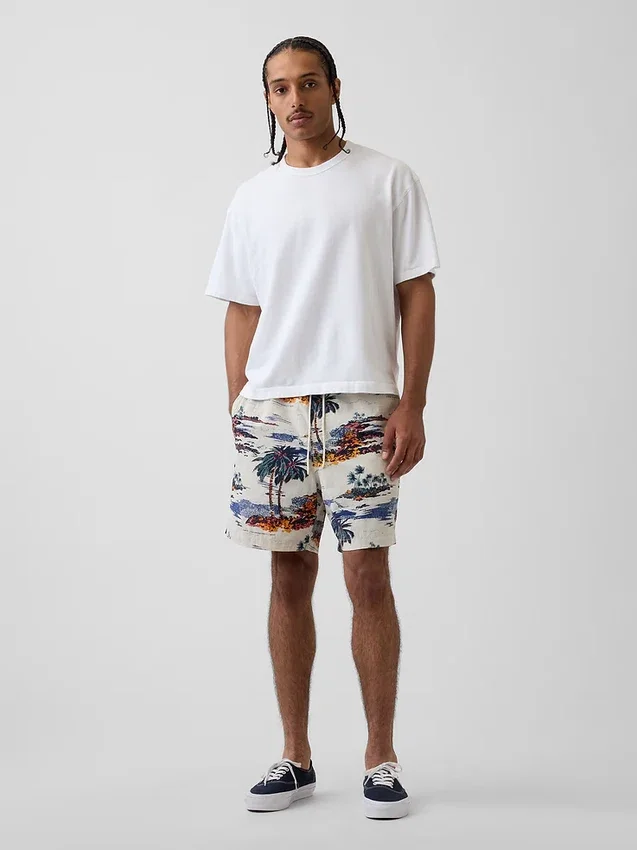 Short de bain ample 6"