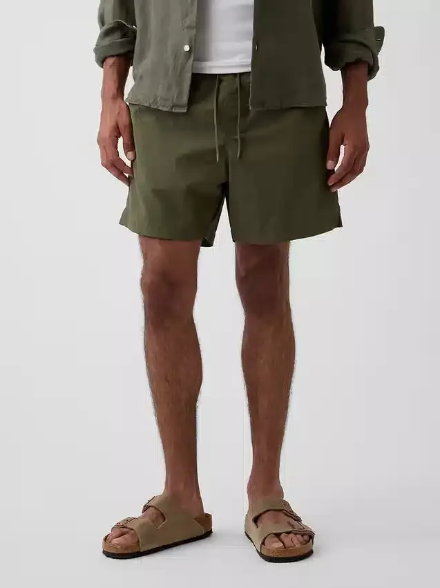 Short de bain ample 6"