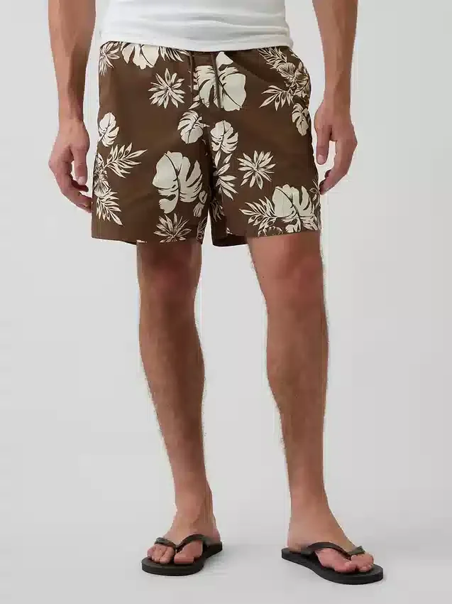 Short de bain ample 6"