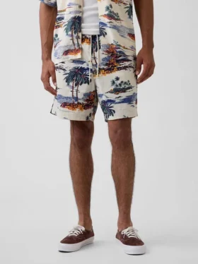 Short de bain ample 6″