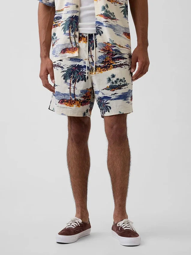 Short de bain ample 6"