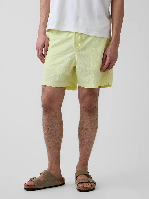 Short de bain ample 6"