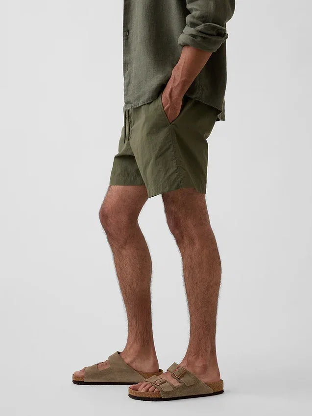 Short de bain ample 6"