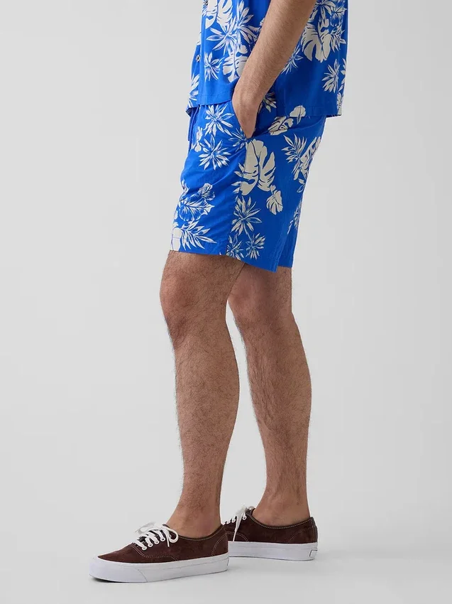 Short de bain ample 6"
