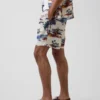 Short de bain ample 6"
