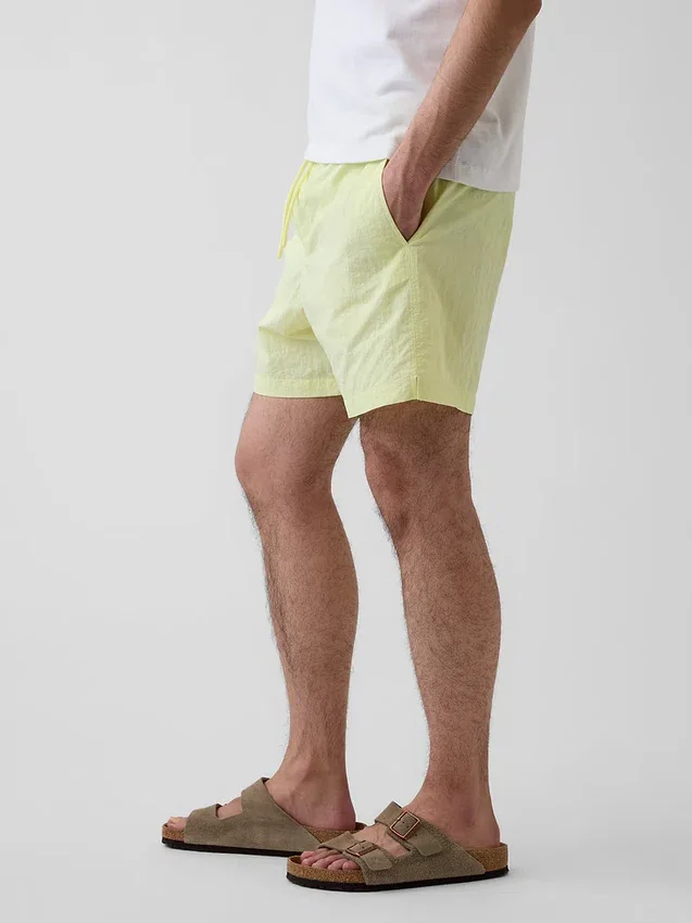 Short de bain ample 6"