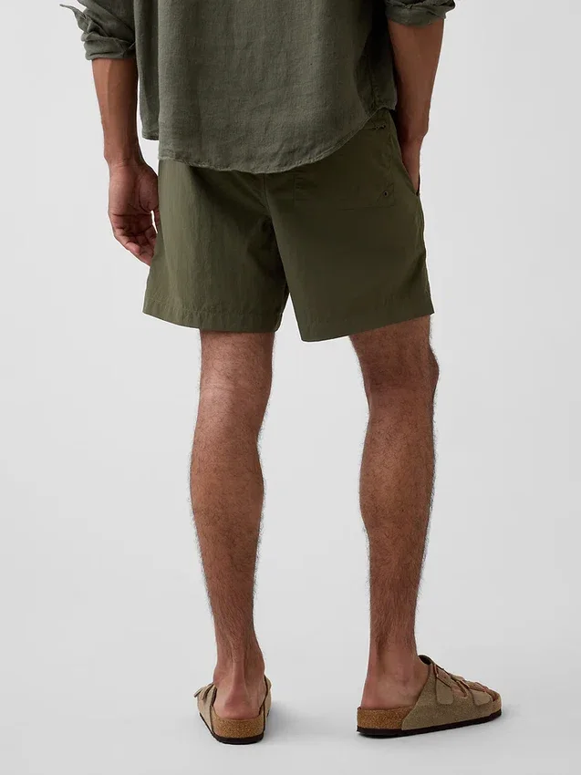 Short de bain ample 6"