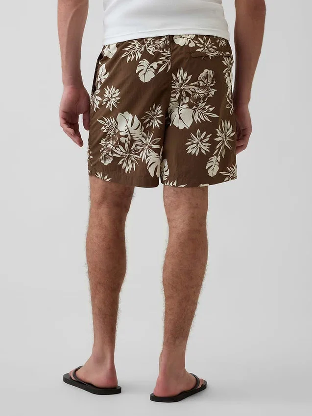 Short de bain ample 6"