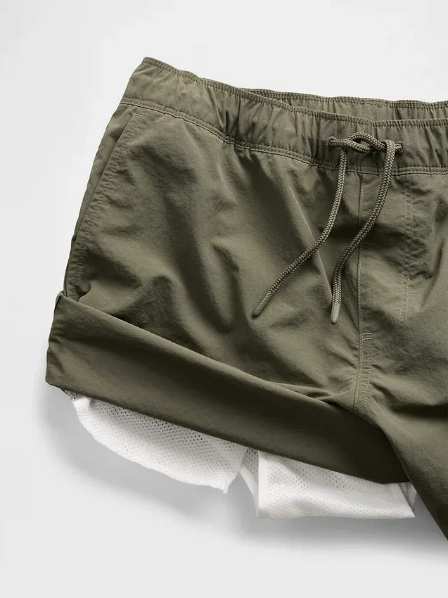 Short de bain ample 6"
