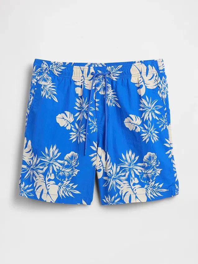 Short de bain ample 6"