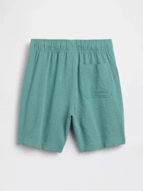 Short de bain en seersucker pour enfant, 5″
