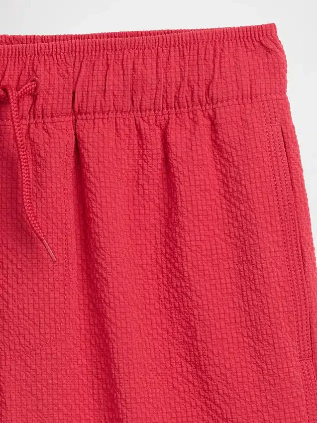 Short de bain en seersucker pour enfant, 5"