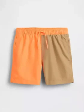 Short de bain recyclé pour enfants, 3,5"