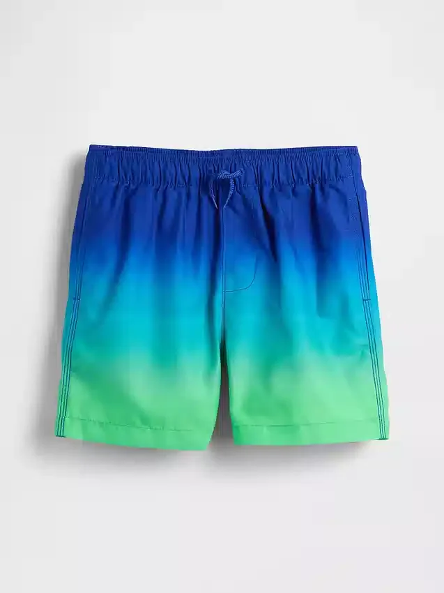 Short de bain recyclé pour enfants, 3,5"