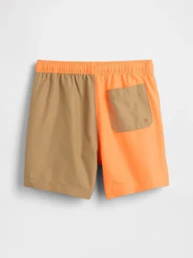 Short de bain recyclé pour enfants, 3,5″