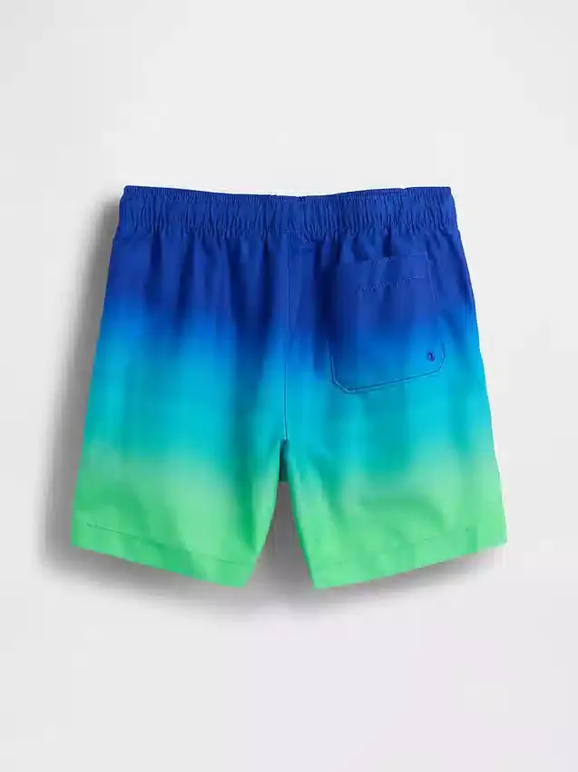 Short de bain recyclé pour enfants, 3,5"