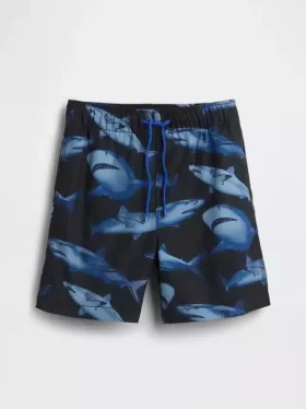 Short de bain recyclé pour enfants, 5"