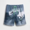 Short de bain recyclé pour enfants, 5"