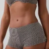Short de bain taille basse
