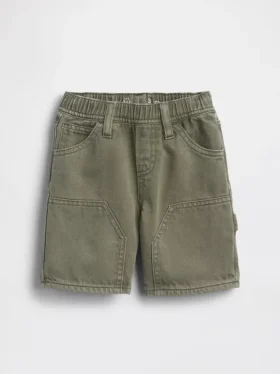 Short de charpentier en denim ultra-doux à enfiler pour Bébé & Enfant