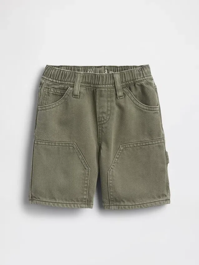 Short de charpentier en denim ultra-doux à enfiler pour Bébé & Enfant