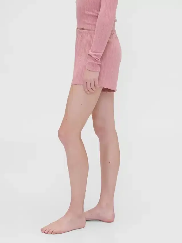 Short de pyjama GAP × Summer Fridays en pointelle
