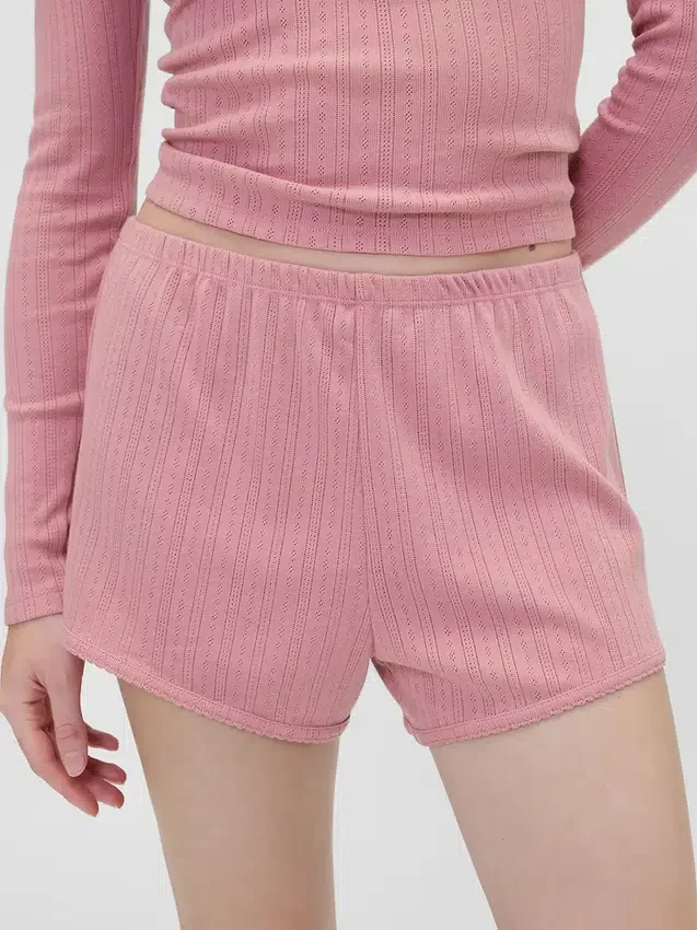 Short de pyjama GAP × Summer Fridays en pointelle