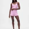 Short de pyjama léger en CashSoft Pointelle à motif de cœurs