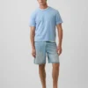 Short en denim ample style années 90