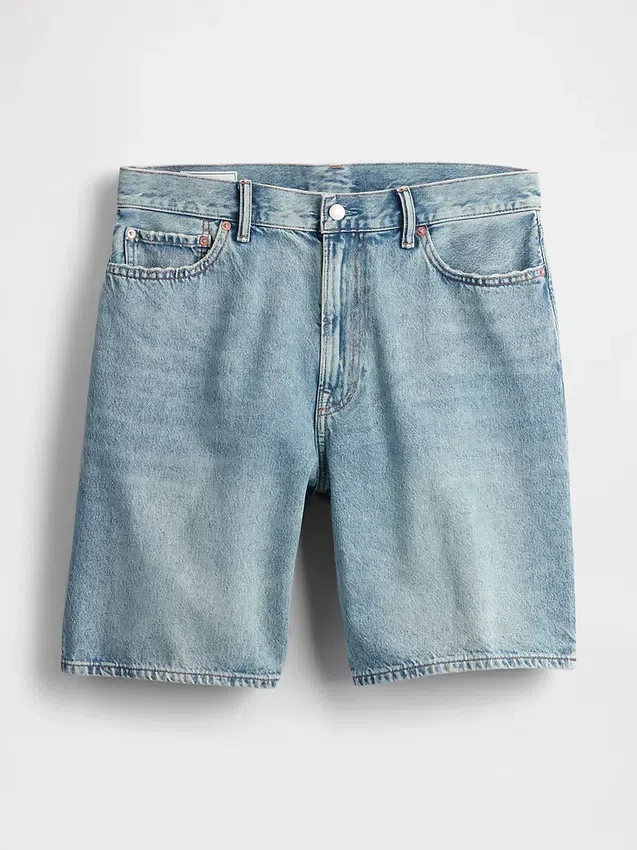 Short en denim ample style années 90