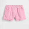 Short en denim à volants et à enfiler pour Bébé & Enfant