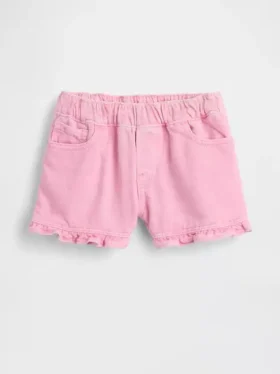 Short en denim à volants et à enfiler pour Bébé & Enfant