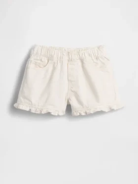 Short en denim à volants et à enfiler pour Bébé & Enfant