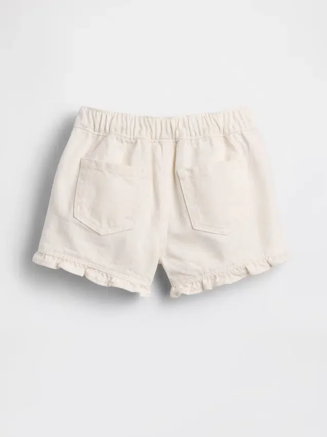 Short en denim à volants et à enfiler pour Bébé & Enfant