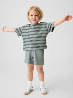 Short à enfiler en maille gaufrée pour Bébé & Enfant