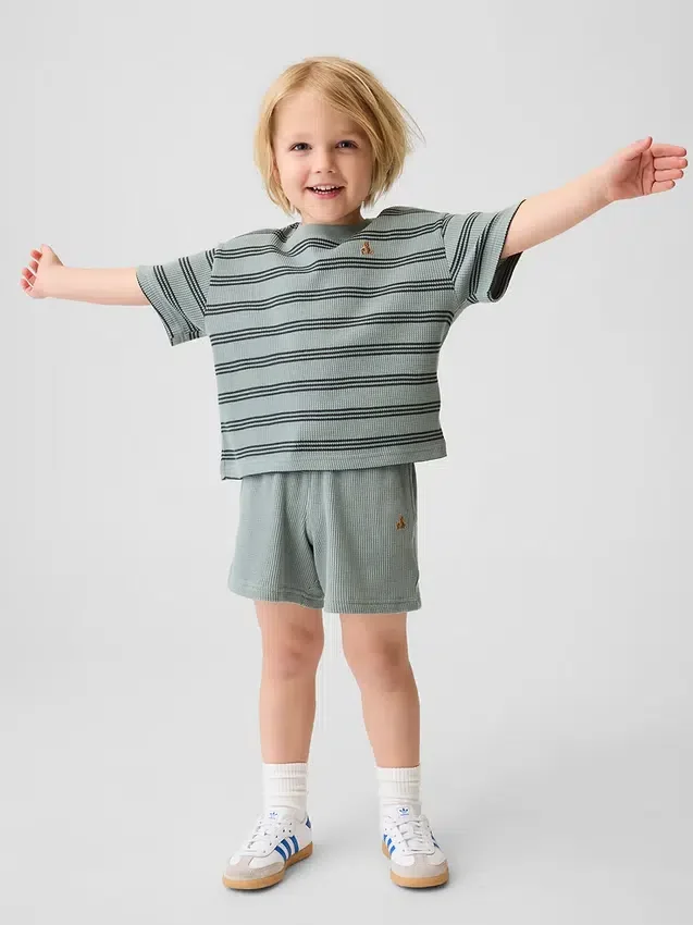 Short à enfiler en maille gaufrée pour Bébé & Enfant