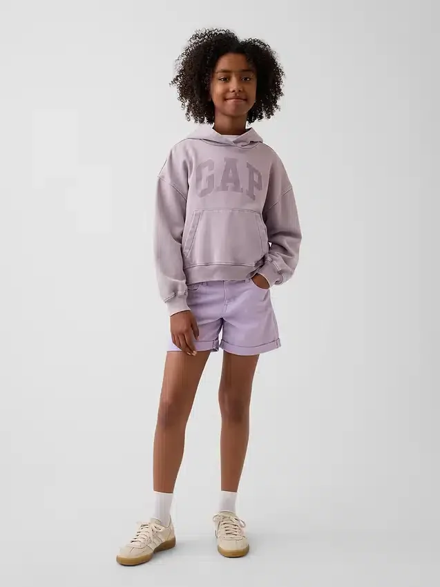 Short midi en denim pour enfant