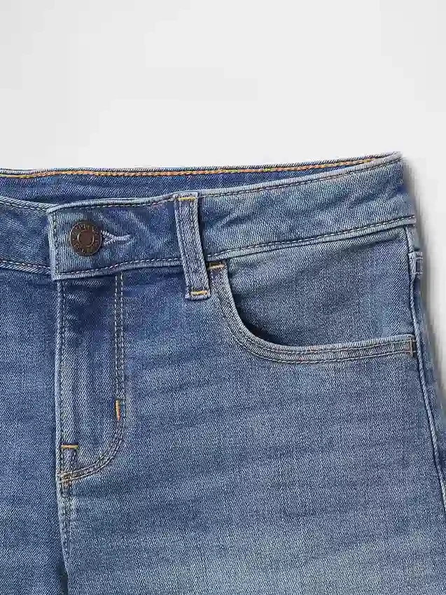 Short midi en denim pour enfant