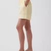 Shorts ample en mélange de lin, 6"