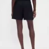 Shorts ample en mélange de lin, 6"