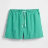Shorts ample en mélange de lin, 6"
