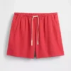 Shorts ample en mélange de lin, 6"