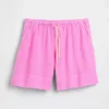 Shorts ample en mélange de lin, 6"