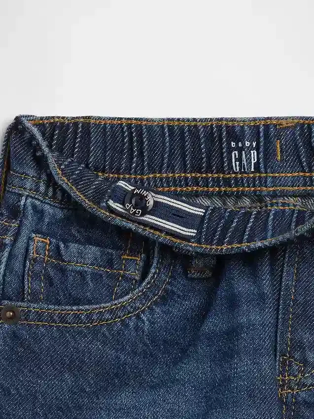 Shorts baggy en denim ultra-doux à enfiler pour Bébé & Enfant