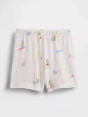 Shorts « Beach Bear » en coton bio de la collection « Baby First Favorites »