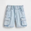 Shorts cargo en denim ultra-doux à enfiler pour Bébé & Enfant